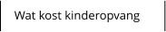 Wat kost kinderopvang